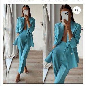 ZARA DOUBLE BRESTED BLAZER BLOGGER FAV